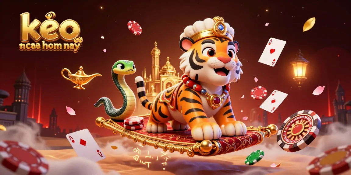 Enhance betting strategies with keo nha cai hom nay in a vibrant casino scene featuring a tiger sultan.